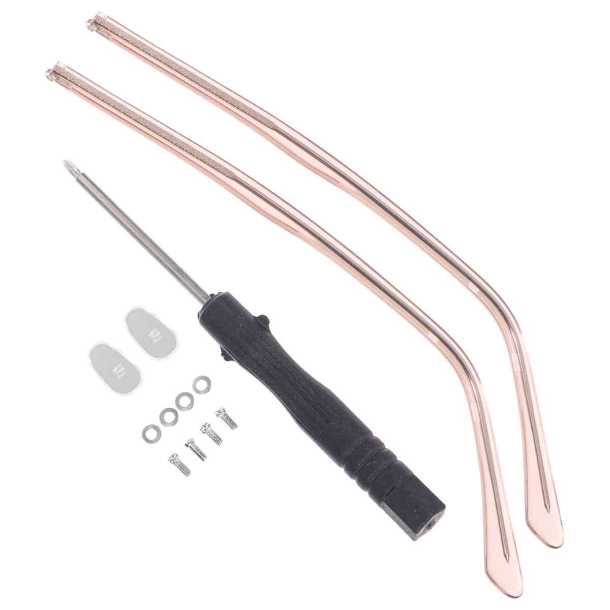 Ipetboom metal glasses temple replacement close-up