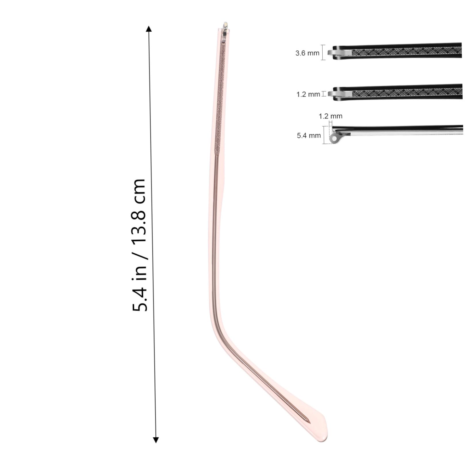 Spectacle legs replacement designed for easy DIY swap