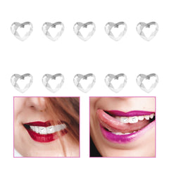 Glossy surface DIY tooth decoration accessories