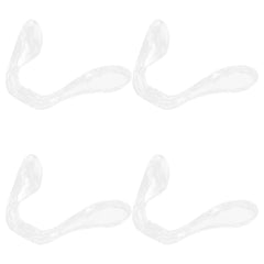 Nose pads close-up showing U-shaped plastic design