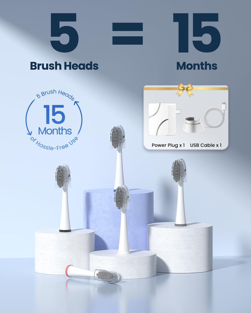 IPX7 waterproof toothbrush