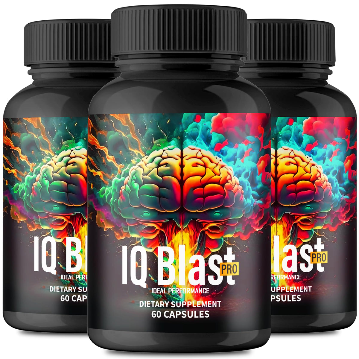 Bottle of IQ Blast Pro Capsules