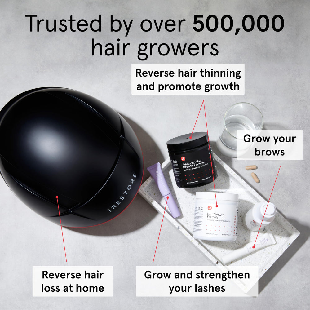 Lifestyle image of a person with healthy hair