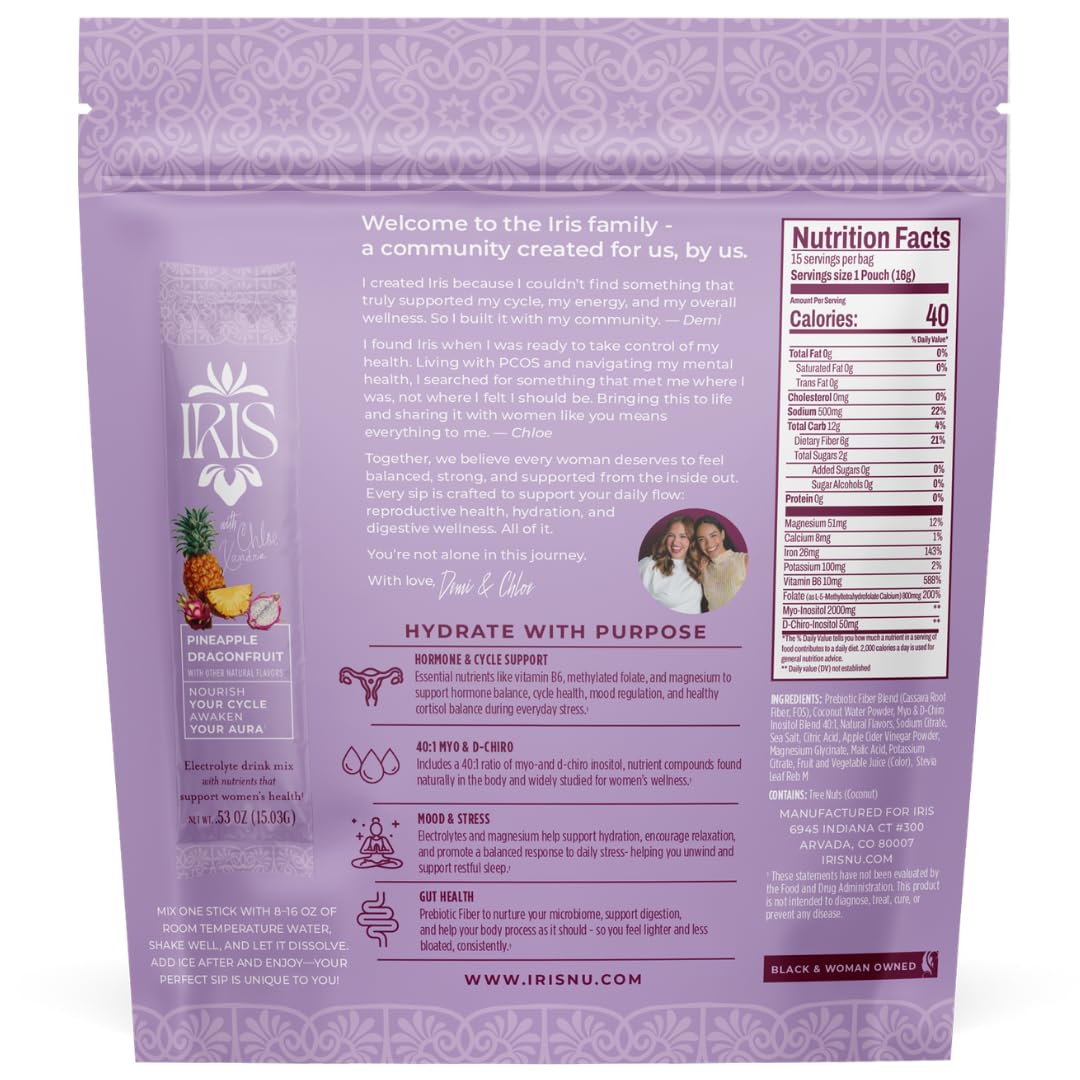 Iris single stick packet ready to tear open for instant, portable daily use and convenience