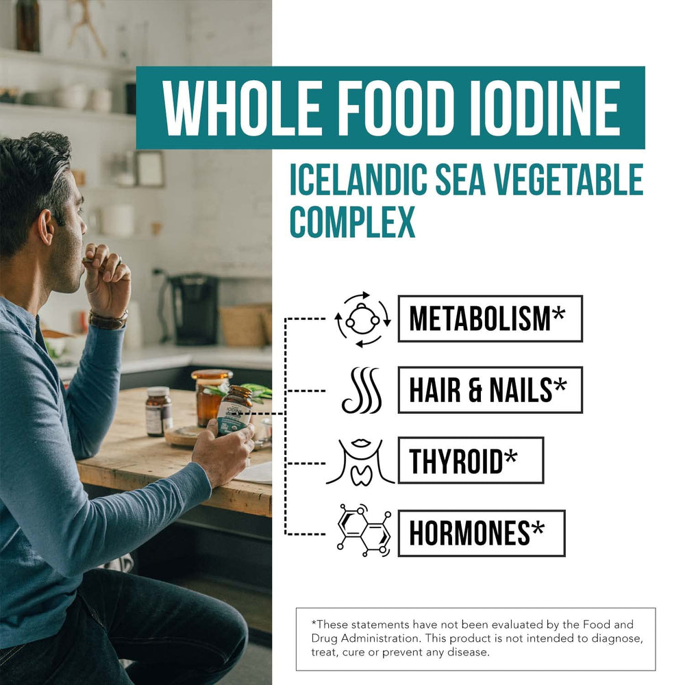 Irish moss and bladderwrack used in iodine supplement