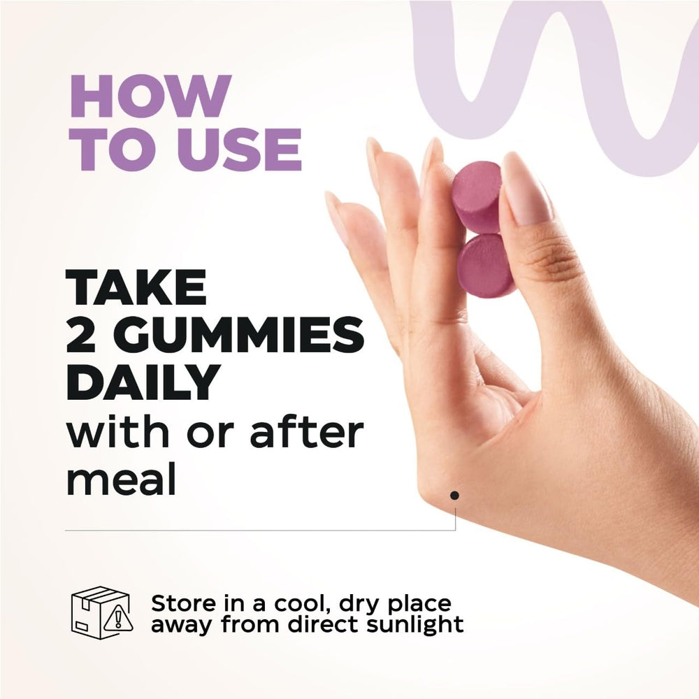 Two-pack sea moss gummies packaging for immunity and gut health