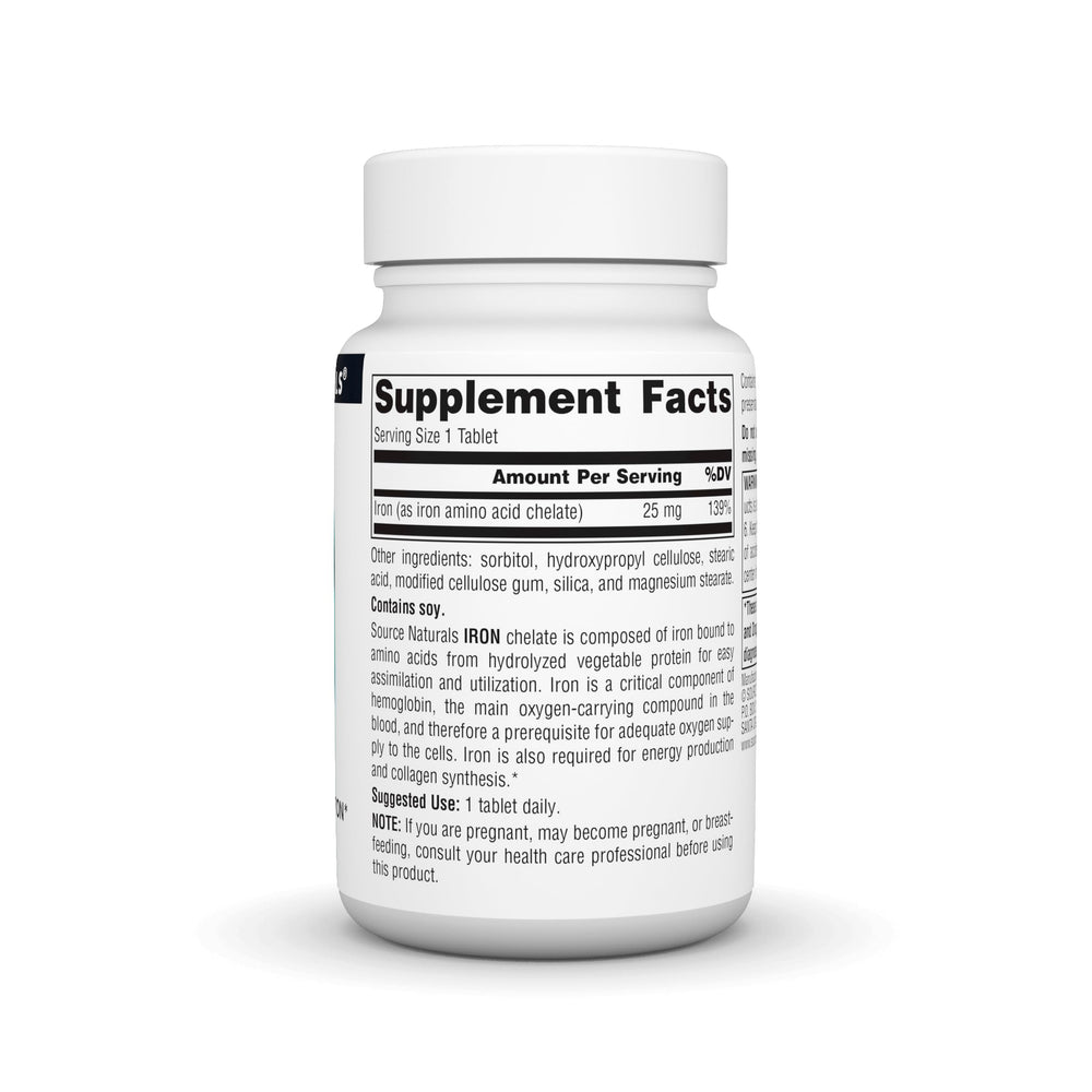 Iron amino acid chelate dietary supplement ingredients