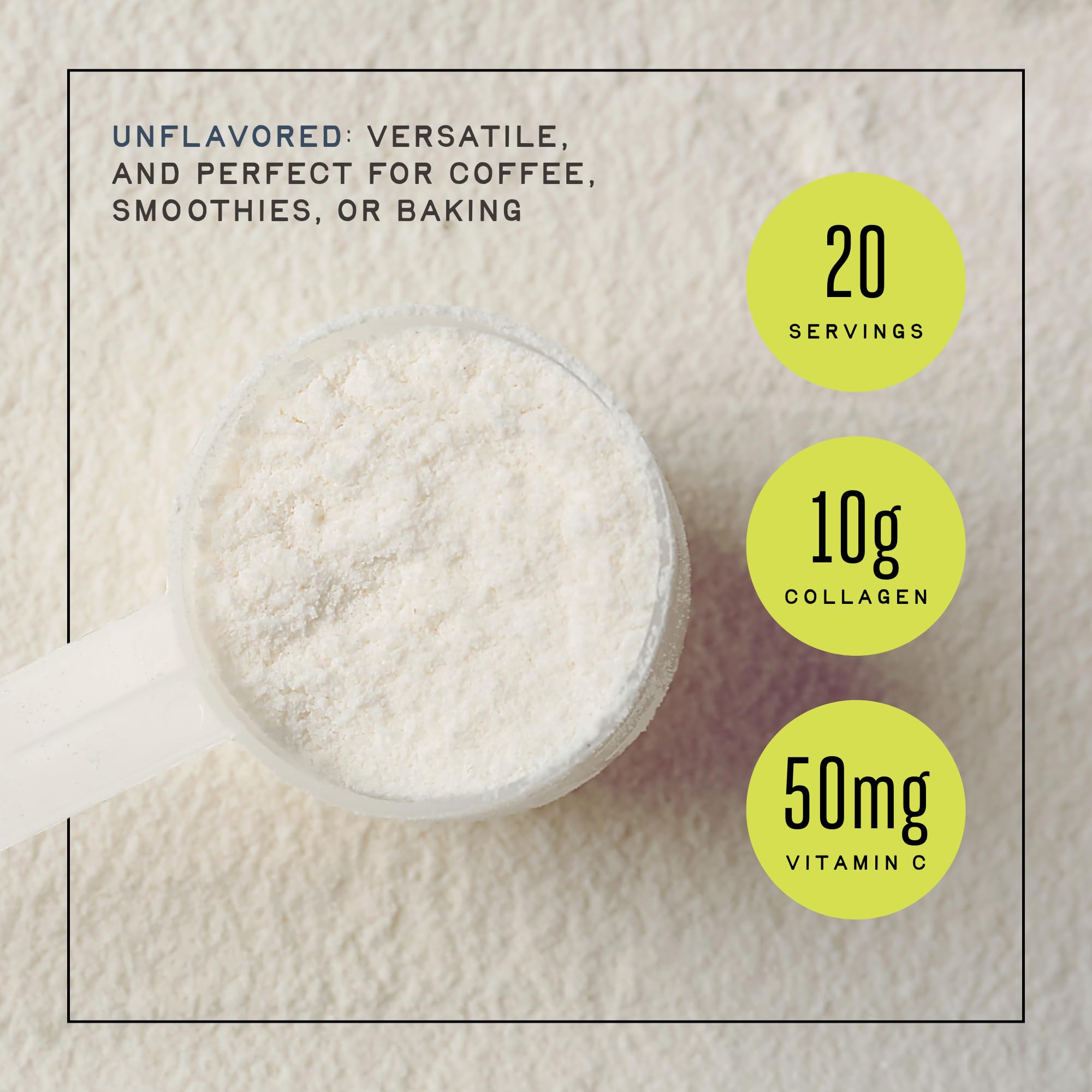 Graphic illustrating Vitamin C boosted collagen absorption