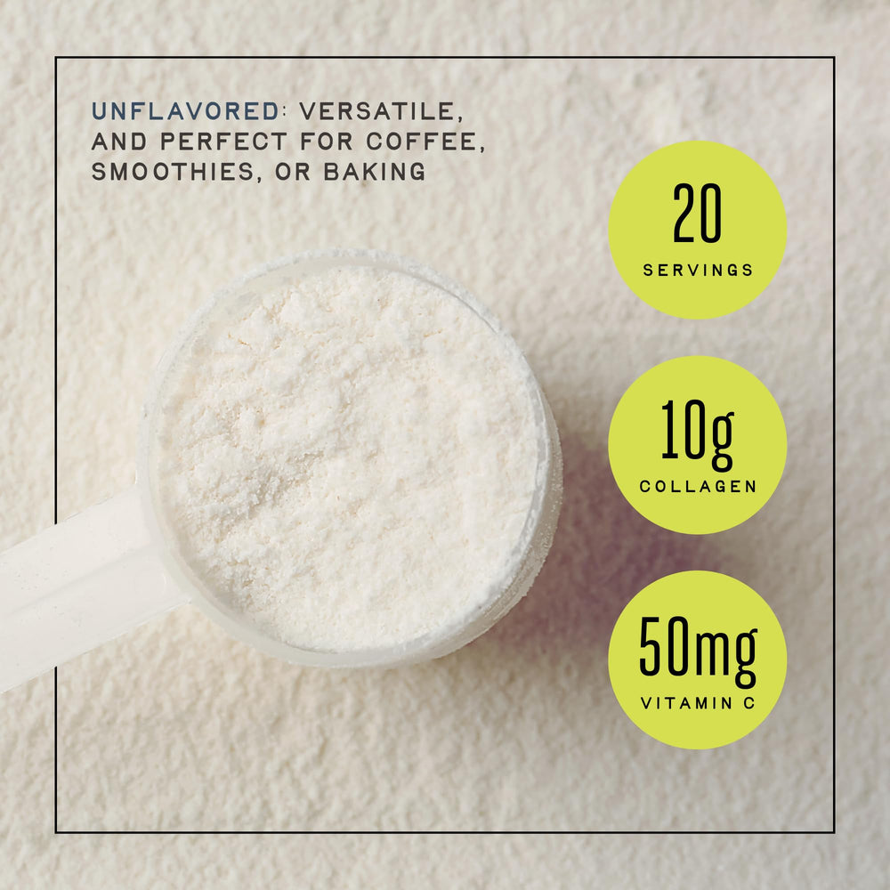 Graphic illustrating Vitamin C boosted collagen absorption