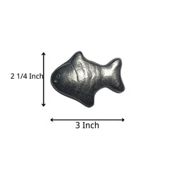 Close-up of a natural iron fish