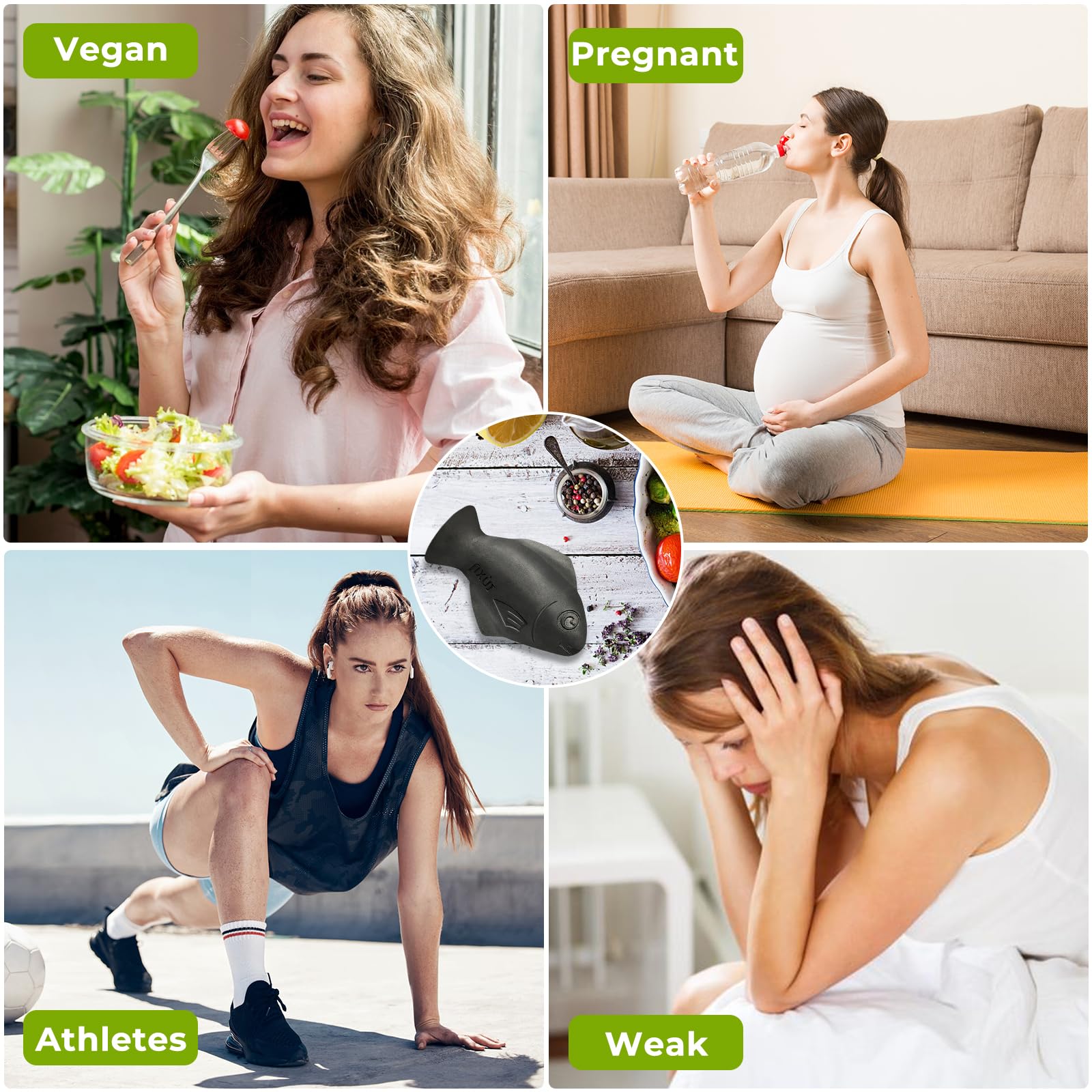 Easy-to-use Iron Fish with cleaning and storage