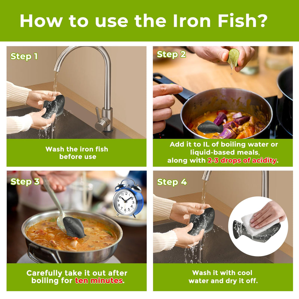 Iron Fish adding iron to various foods and dishes