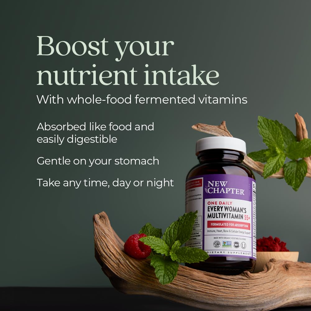 Iron-free fermented multivitamin for 50+ women