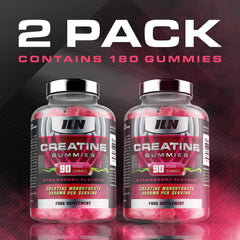 180-count bottle of Iron Labs Creatine Monohydrate Gummies