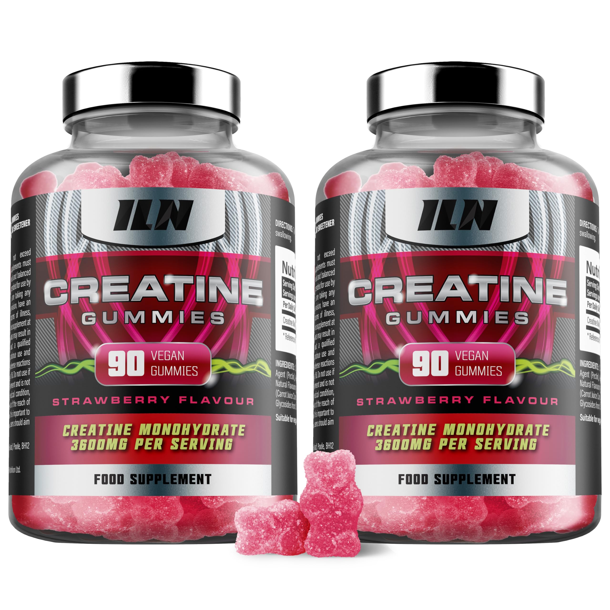 Hero image of Iron Labs Nutrition Creatine Monohydrate Gummies in Strawberry flavor