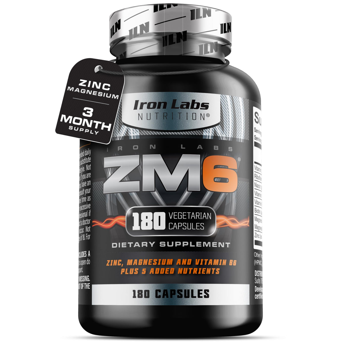 Front view of Iron Labs ZM6 bottle