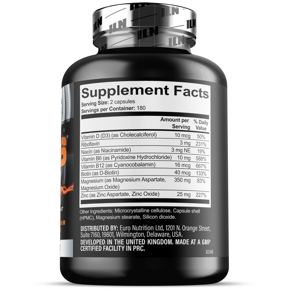 Non-GMO ingredients badge on Iron Labs ZM6