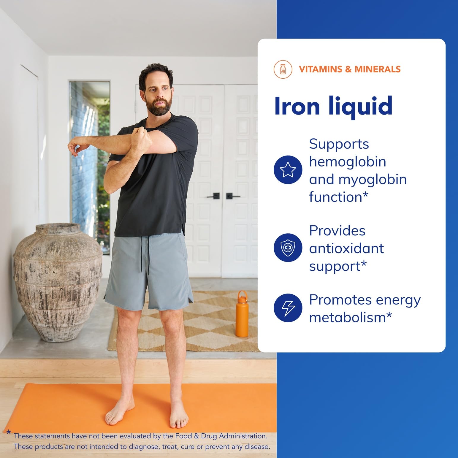 Iron Liquid ingredients close-up