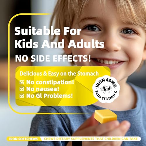 60-count bottle of Iron Soft Chews