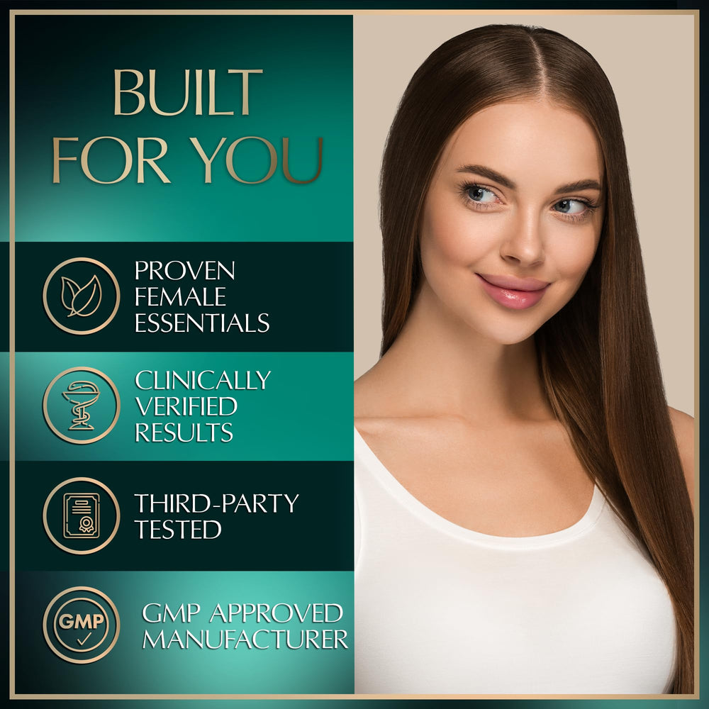 60-tablet bottle of iron supplement for women