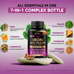 Label highlights vitamins C, D3, B6, B12 and folate