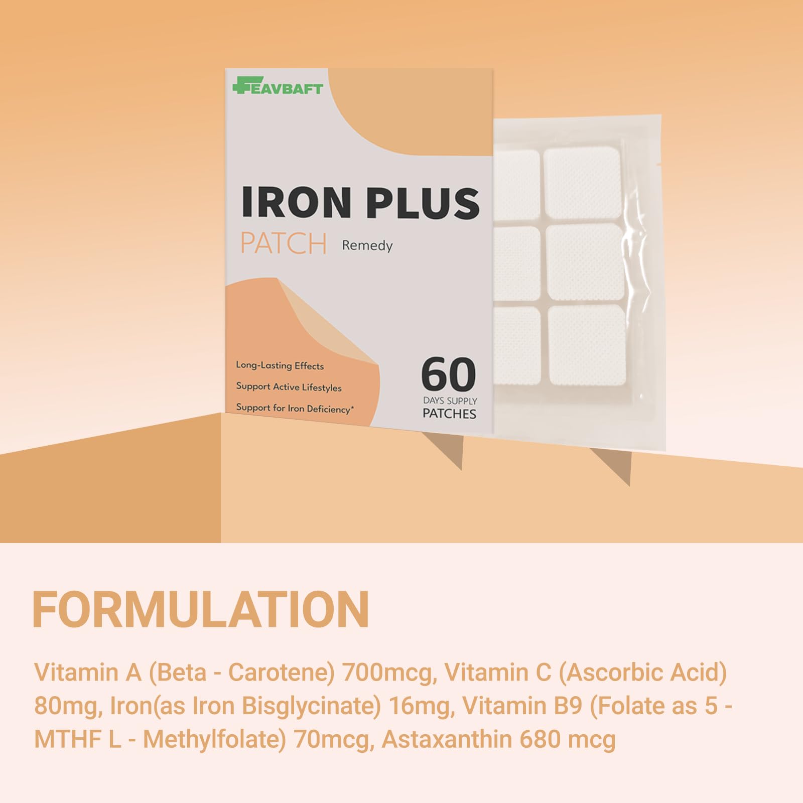 Energy and wellness from Iron Support Patch