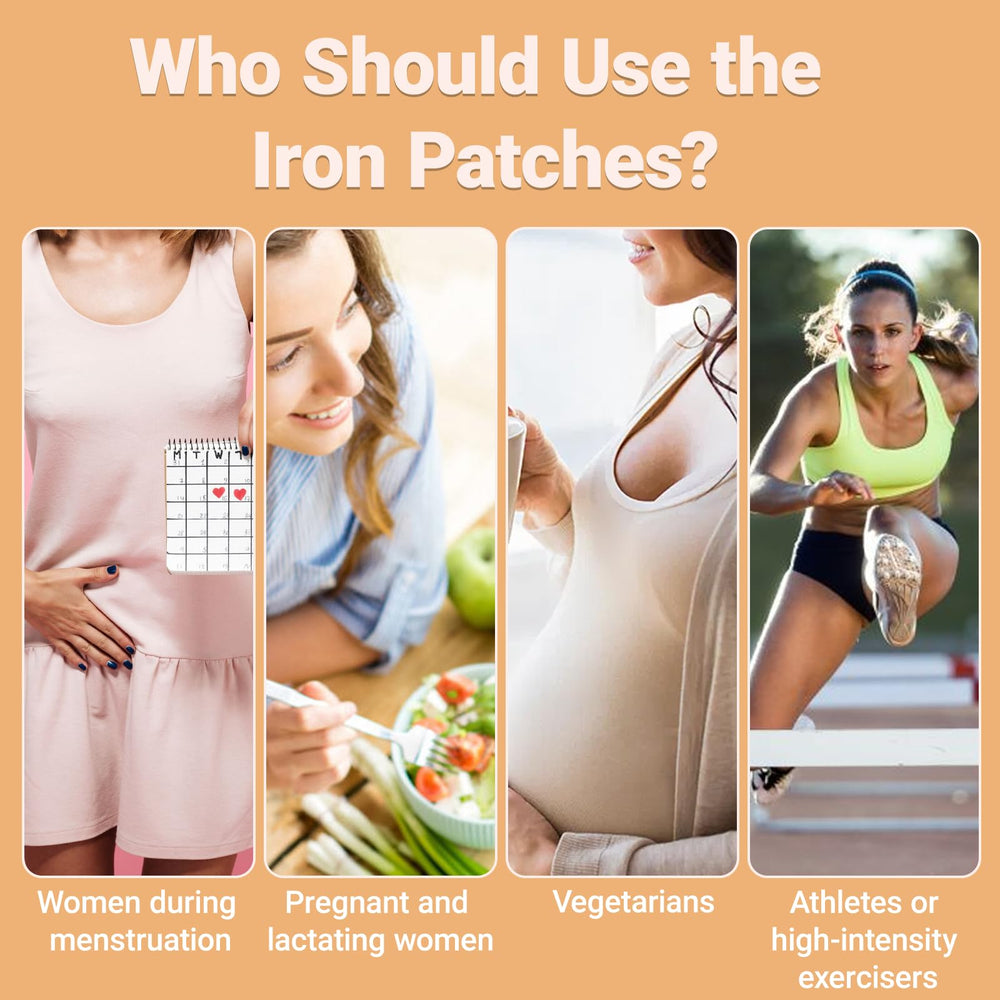 Sugar-free Iron Support Topical Patch label