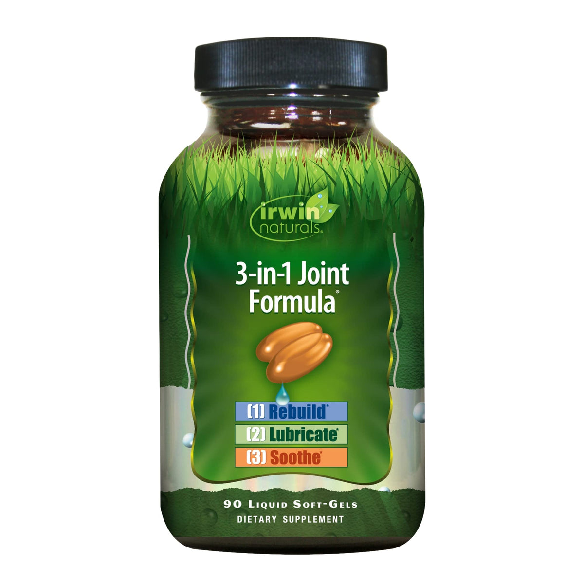 Irwin Naturals 3-in-1 Joint Formula bottle label