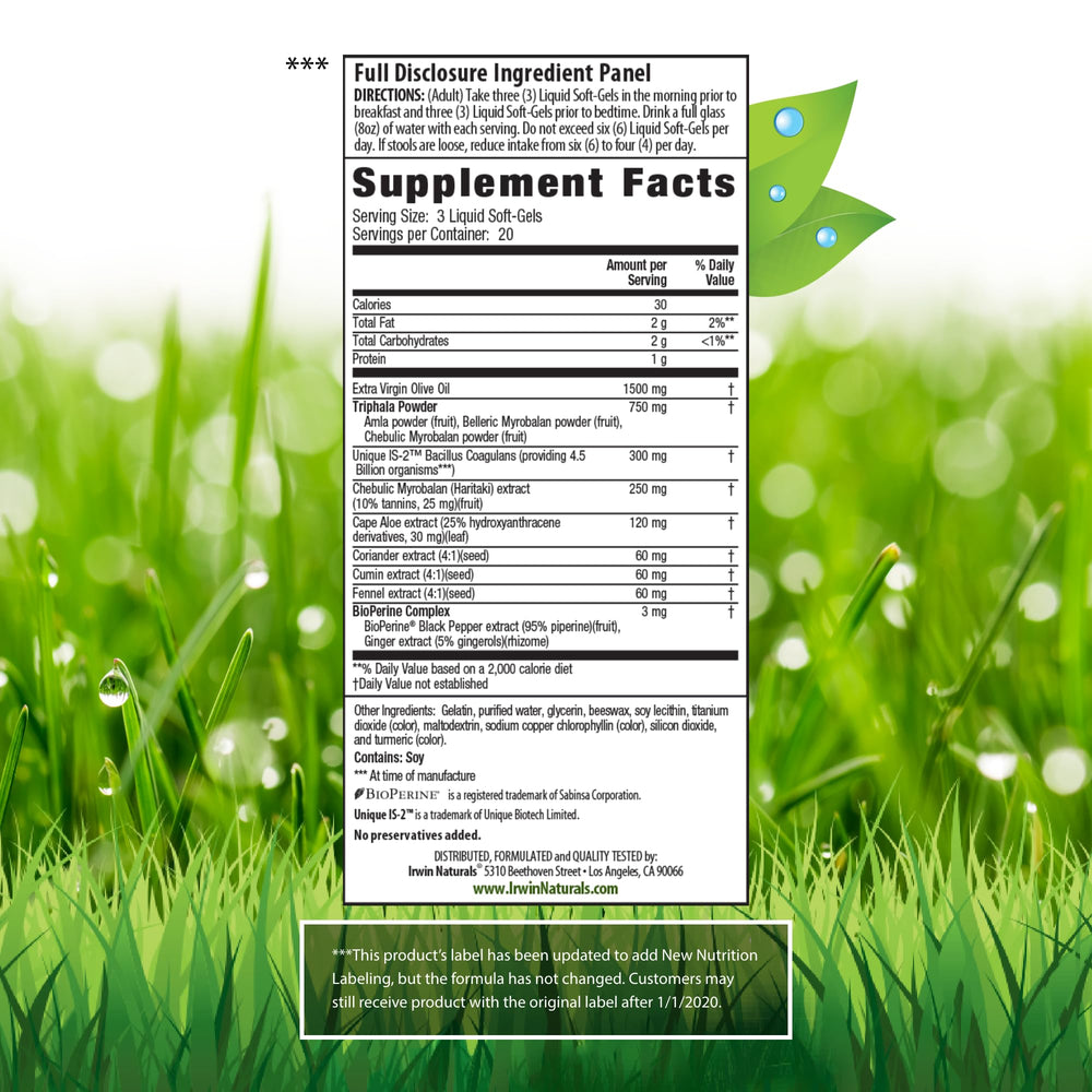 Label highlighting 9 billion CFU probiotics per day
