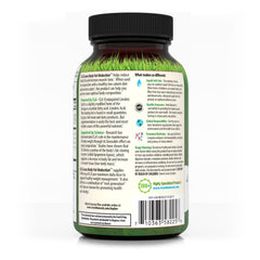 Close-up of 80 liquid soft-gels capsules