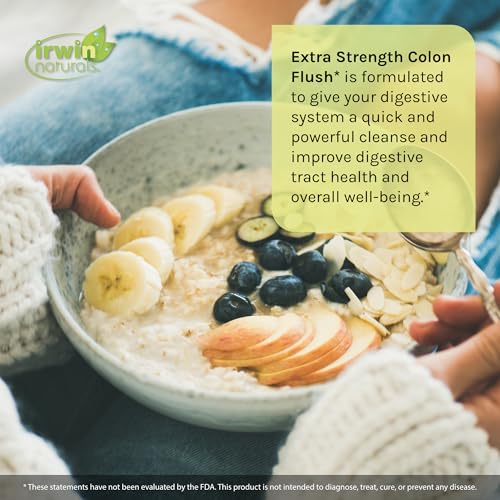 Irwin Naturals Colon Flush fennel seed extract signals soothing digestion