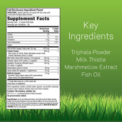 Irwin Naturals Daily Gentle Cleanse soft gels visible for easy non-laxative delivery.