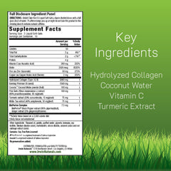 Irwin Naturals Deep Tissue Collagen-Pure bottle back detailing ingredients for collagen support