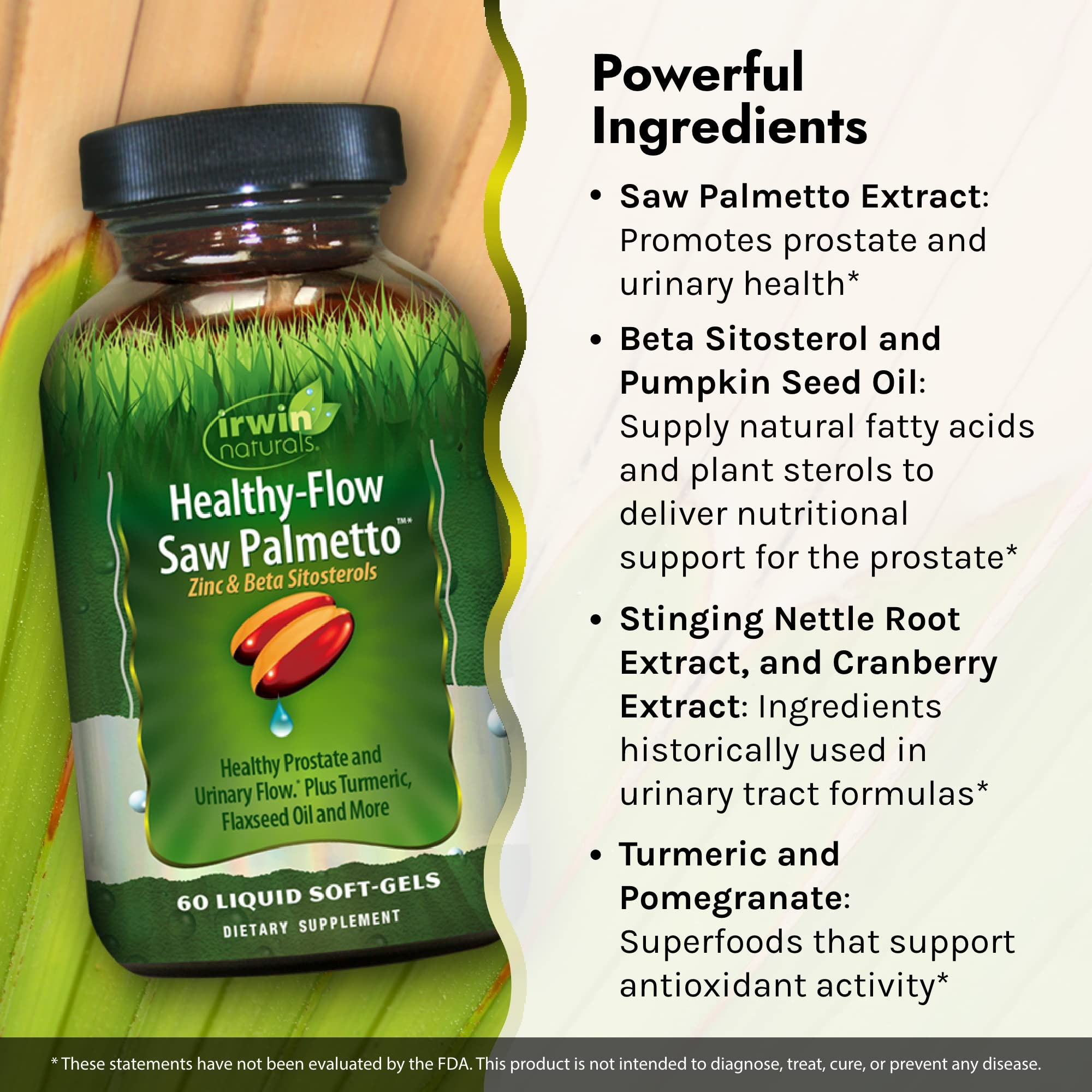 Stinging nettle root extract and cranberry for urinary health