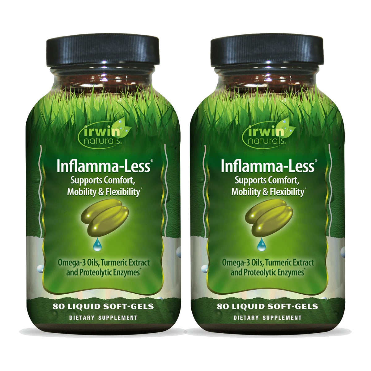 Irwin Naturals Inflamma-Less 80 Softgels Pack of 2 product image