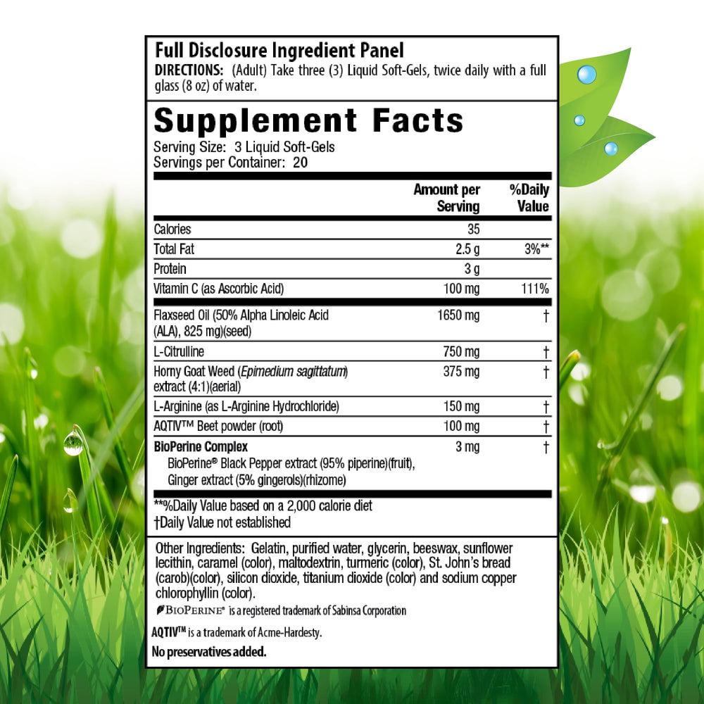 Bottle side view with label details