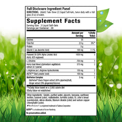 Bottle side view with label details