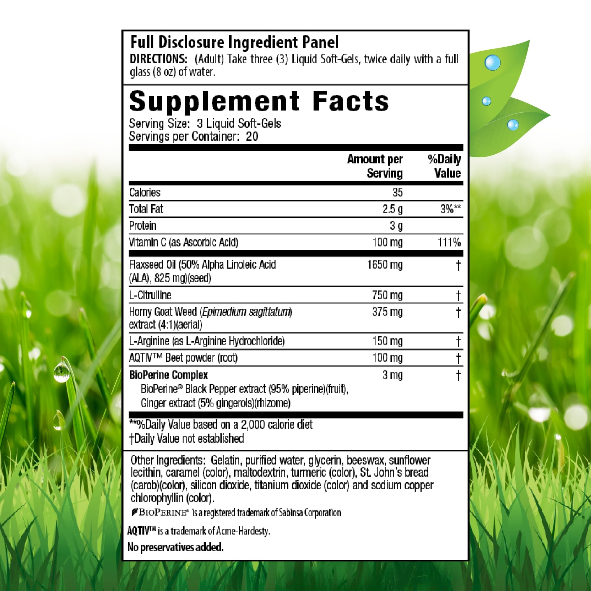 Beet root ingredient highlighted in formula