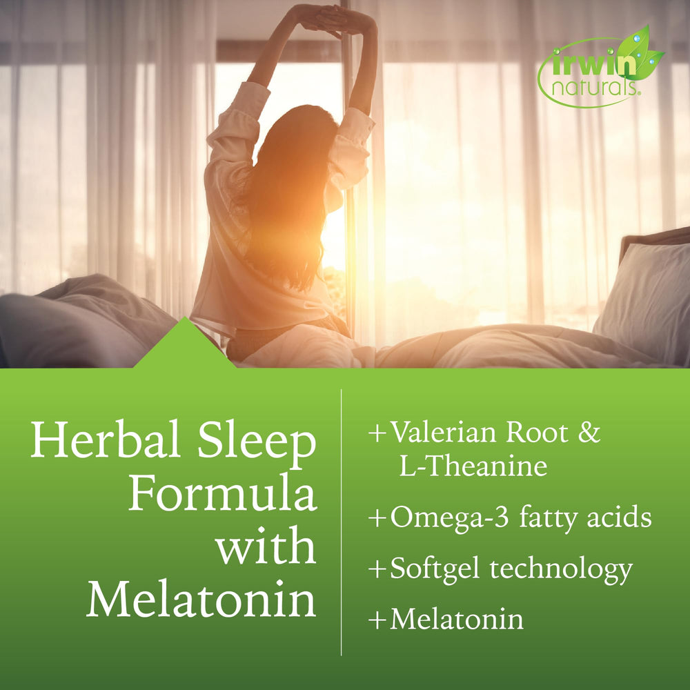 Diagram showing melatonin, GABA and L-theanine ingredients in Power to Sleep PM