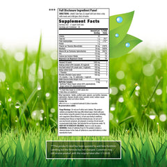 Ingredients panel featuring Rhodiola, Skullcap, L-Theanine and Ginkgo