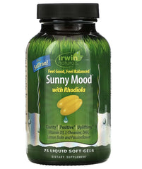 Irwin Naturals Sunny Mood 75 Liquid Soft-Gels bottle