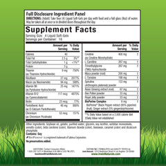 Irwin Naturals Triple-Boost bottle side label