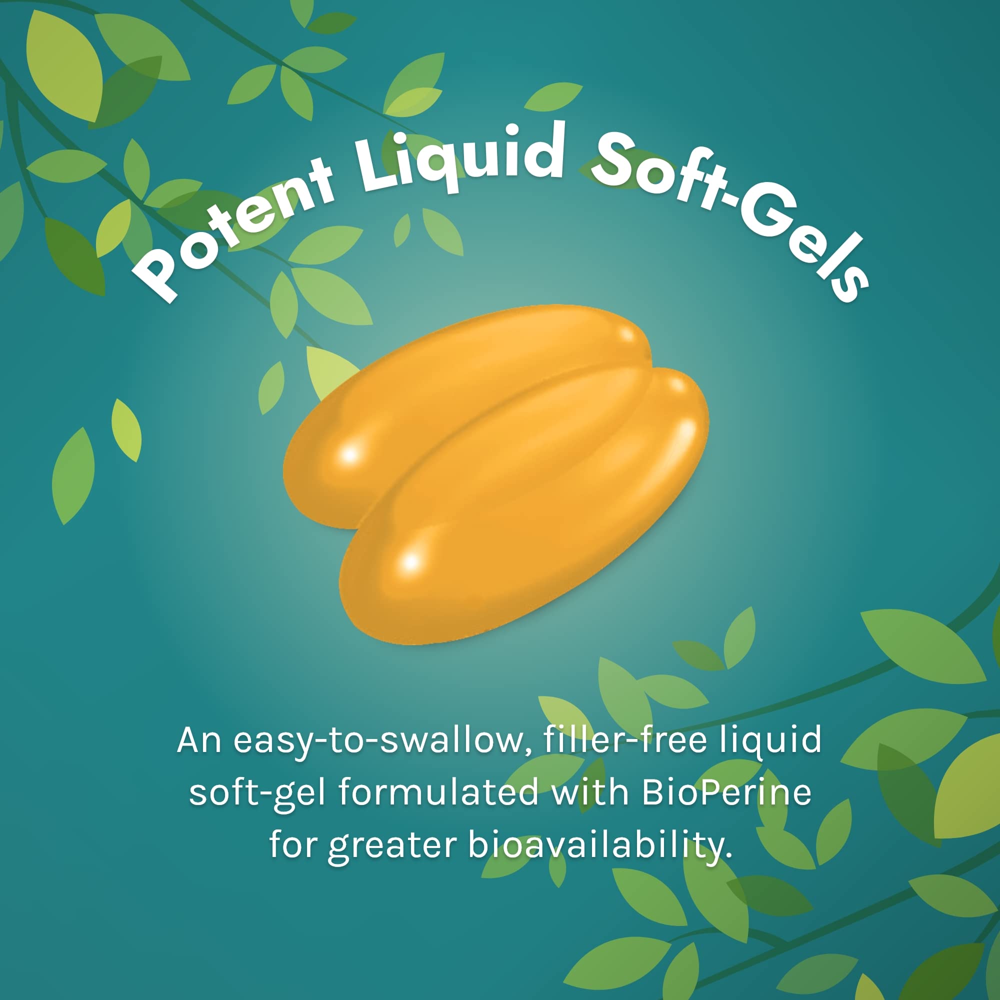 Supports whole-body wellness with turmeric and curcumin