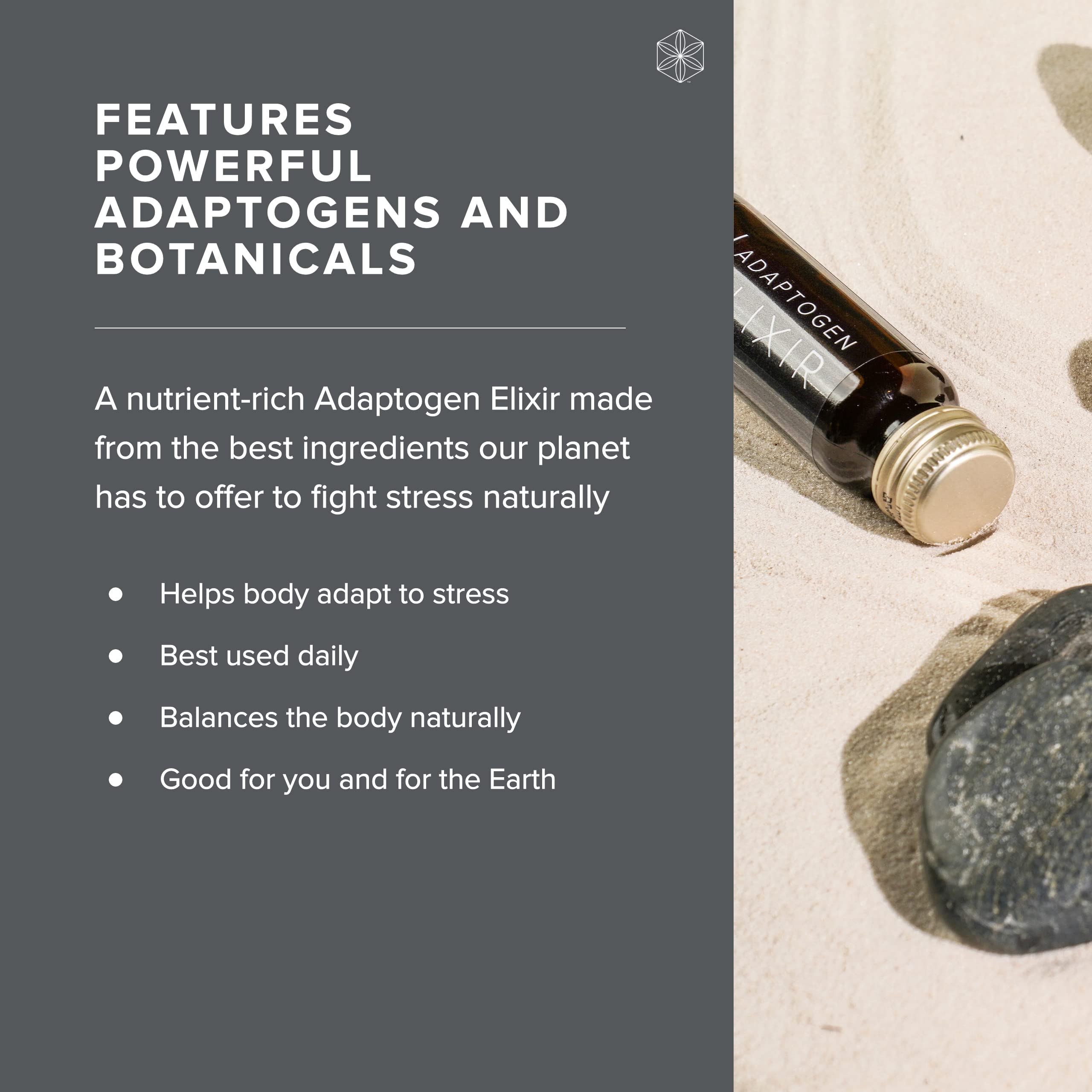 Allergen-free, vegan and non-GMO liquid supplement label