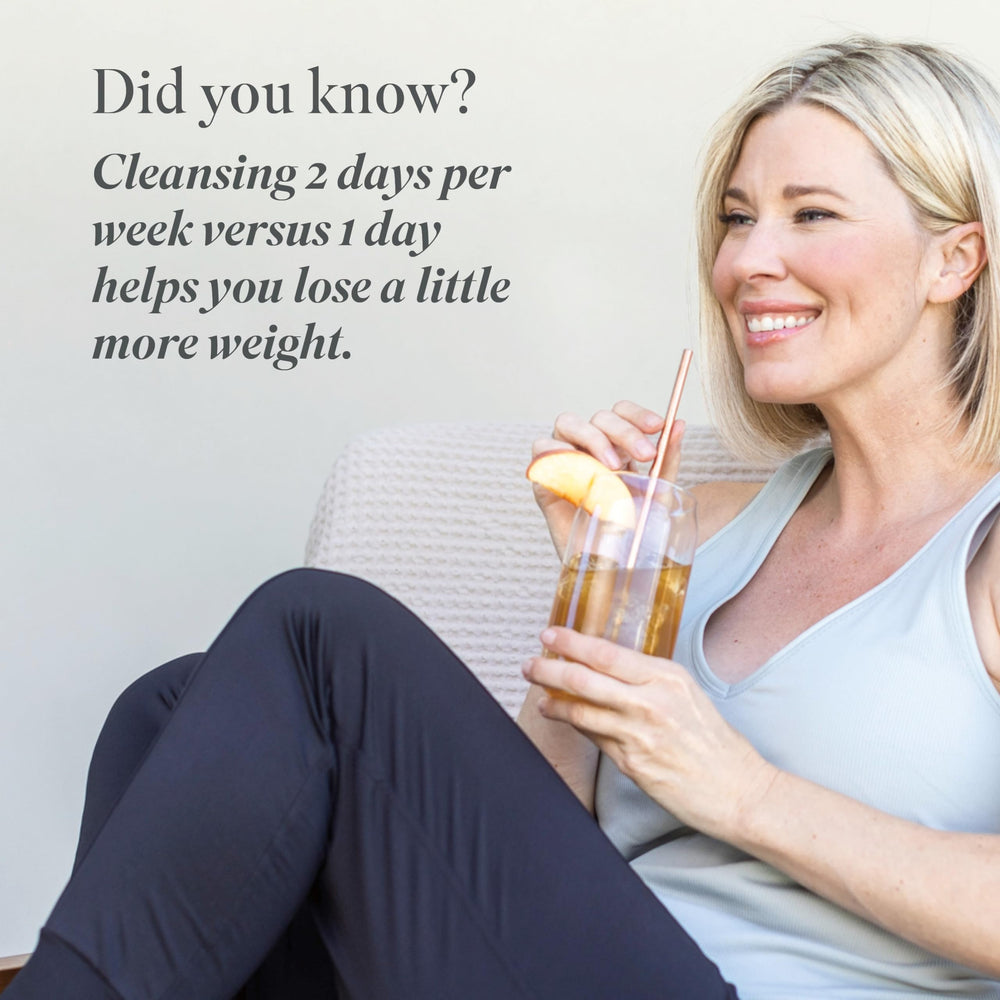 Isagenix Cleanse for Life Peach Mango ready for a quick daily cleanse