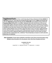 Isagenix Cleanse for Life peach mango dissolved-in-water showing refreshing daily ritual