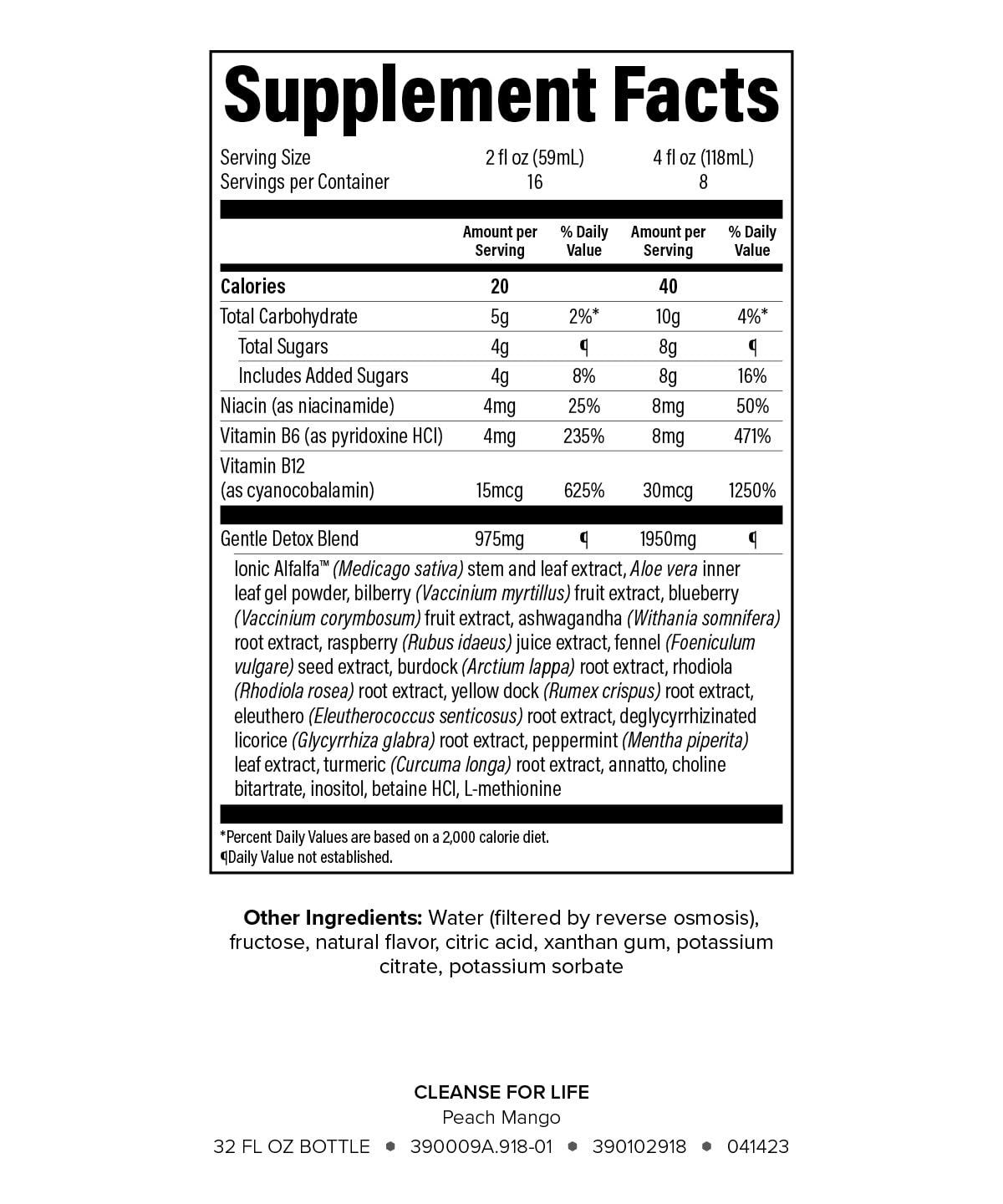 Isagenix Cleanse for Life Peach Mango glass being poured for a refreshing cleanse
