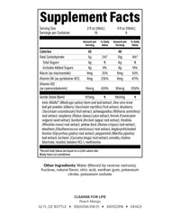 Isagenix Cleanse for Life Peach Mango glass being poured for a refreshing cleanse