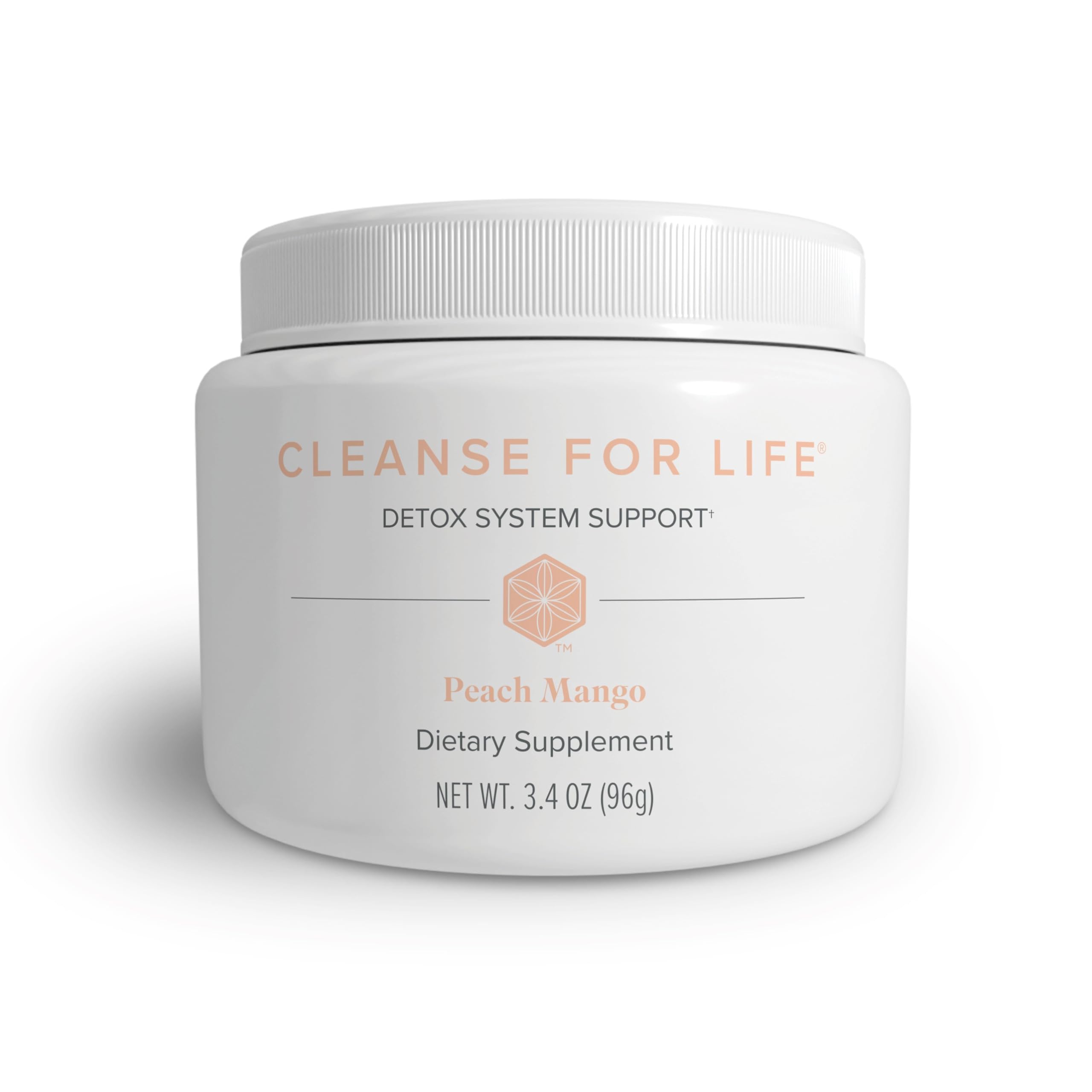Isagenix Cleanse for Life peach mango tub-front for daily cleanse support