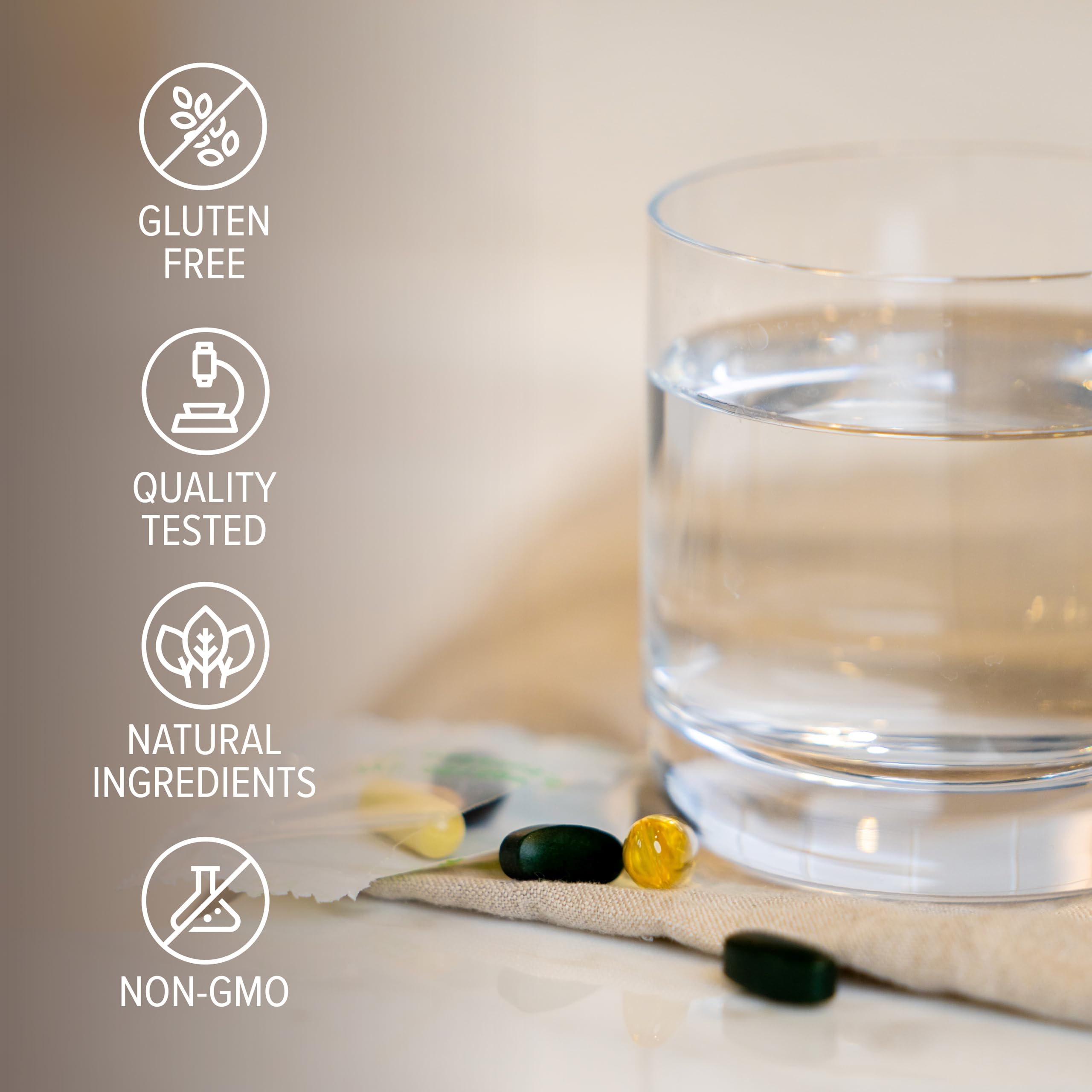 Isagenix Complete Essentials Daily Pack antioxidants image emphasizing vitamins A, C, E for oxidative stress support.